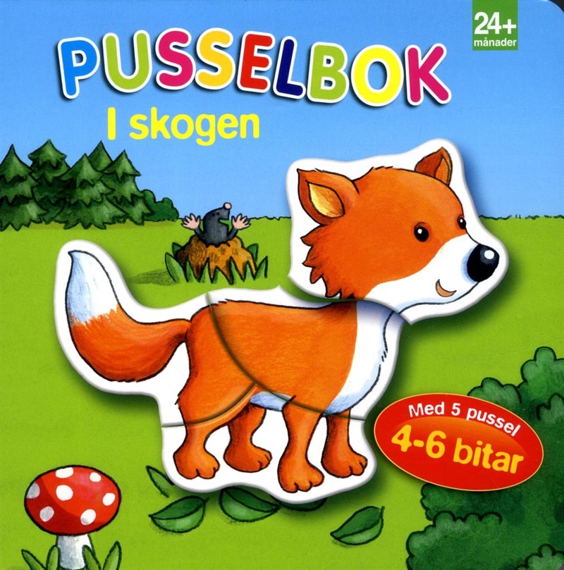 Pusselbok i skogen