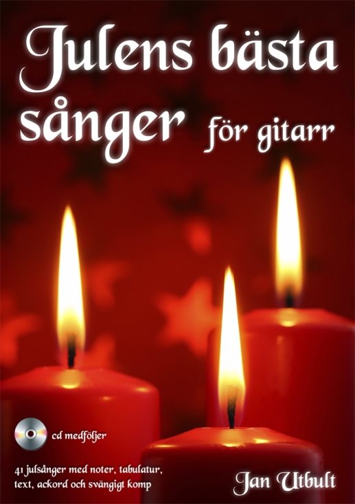 Julens bästa sånger för gitarr spiralbunden (med cd och på Spotify)