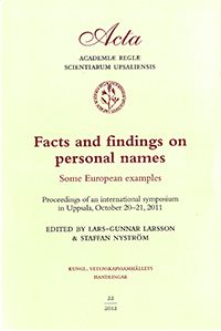 Facts and findings on personal names