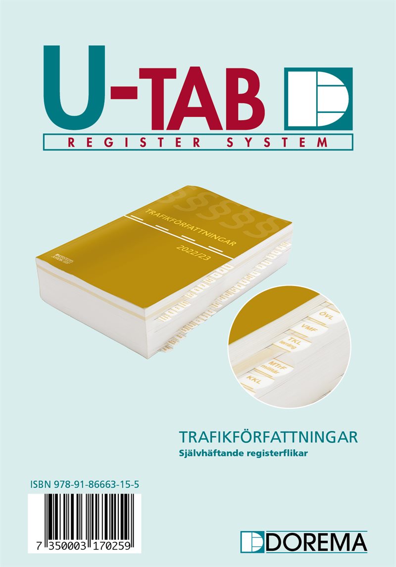 U-TAB, Trafikförfattningar 2023/24