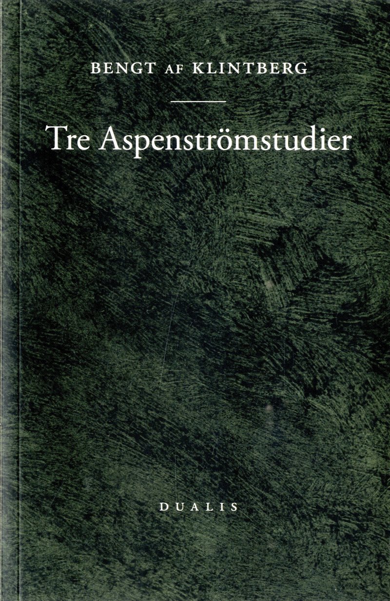 Tre Aspenströmstudier