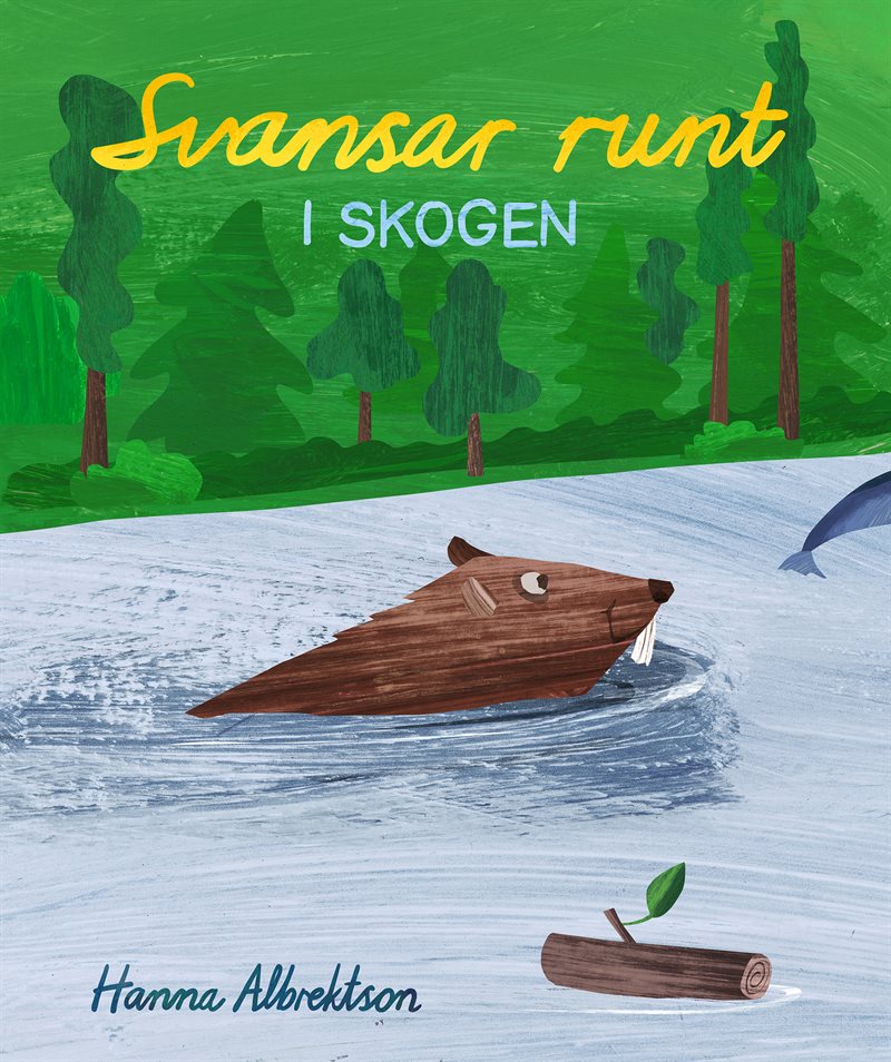 Svansar runt i skogen