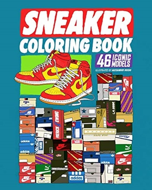 Sneaker coloring book