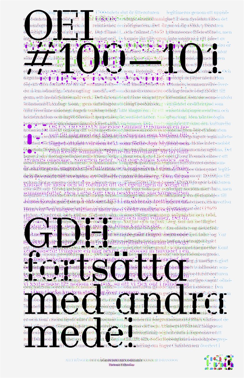 OEI #100-101: GDH / fortsätta med andra medel