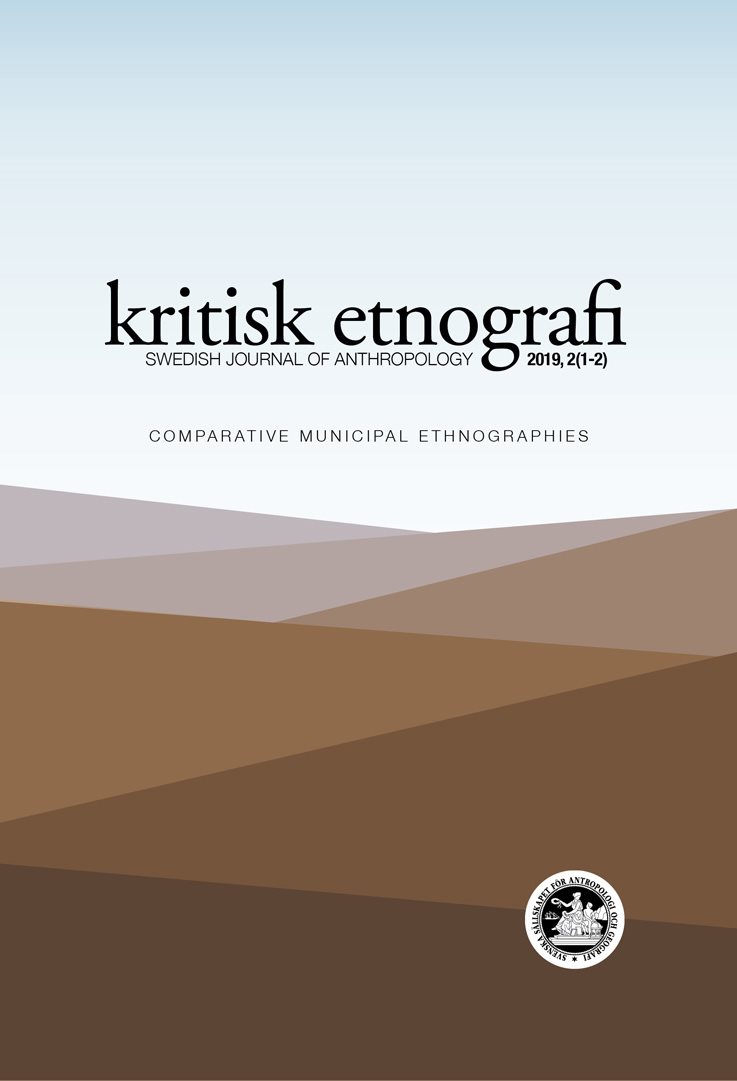 kritisk etnografi – Swedish Journal of Anthropology, 2019, Vol 2