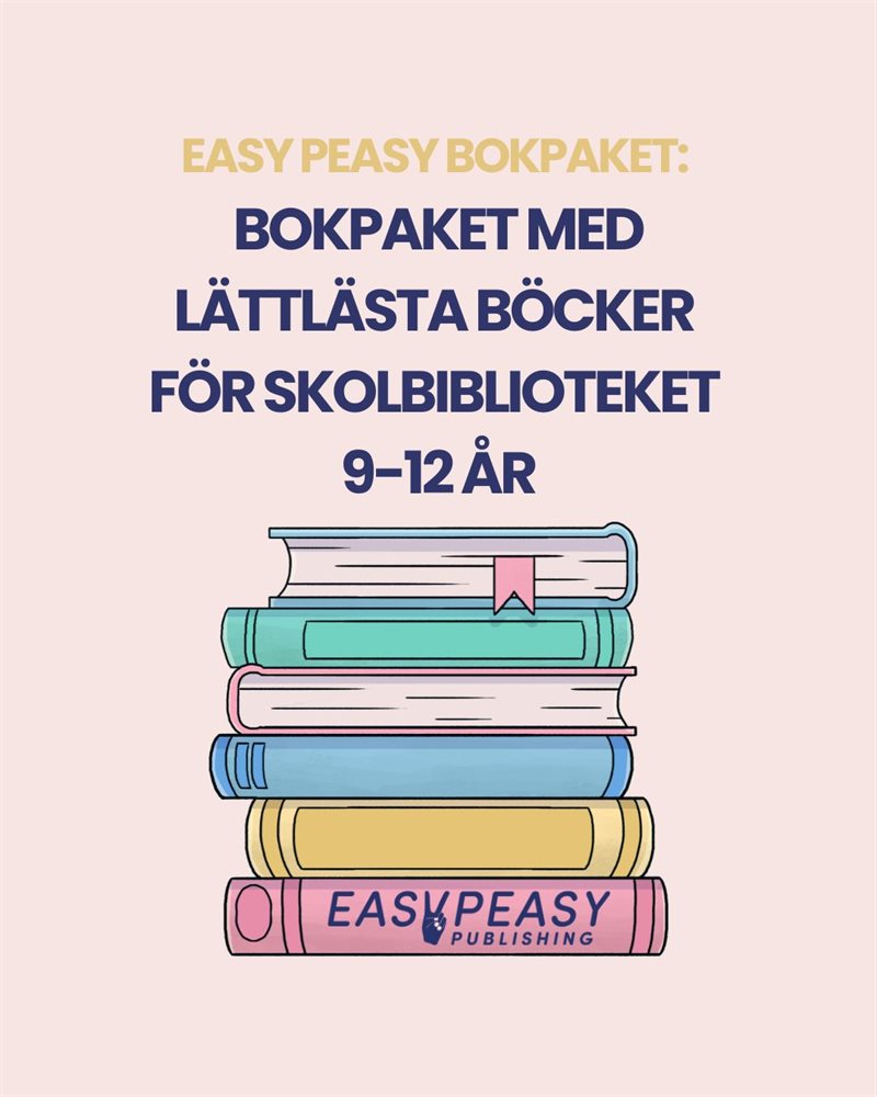 Bokpaket med lättläst för skolbiblioteket 9-12 år