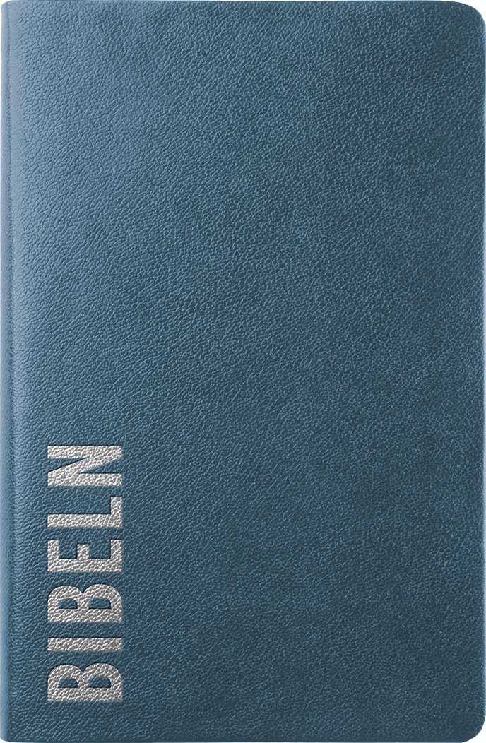 Bibel 2026 Slimline - Bounded leather Blå