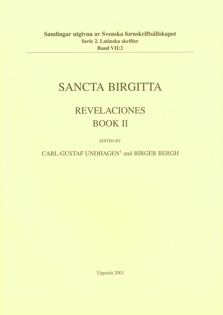 Sancta Birgitta: Revelaciones. Book 2