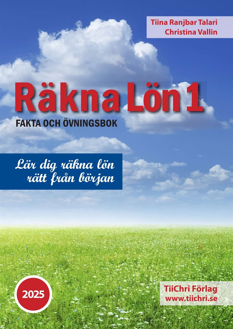 Räkna Lön 1 - 2025 (bok + digital produkt)