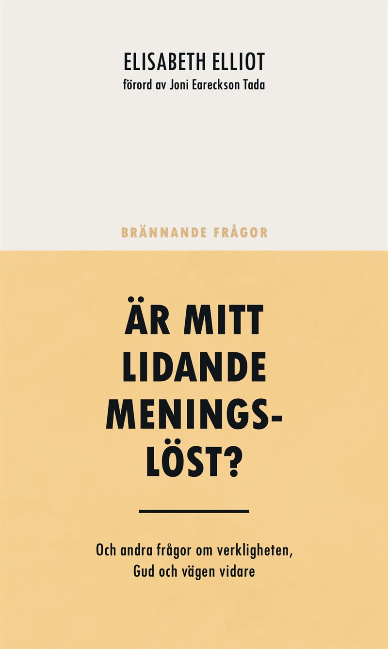 Är mitt lidande meningslöst? : och andra frågor om verkligheten, Gud och vägen vidare