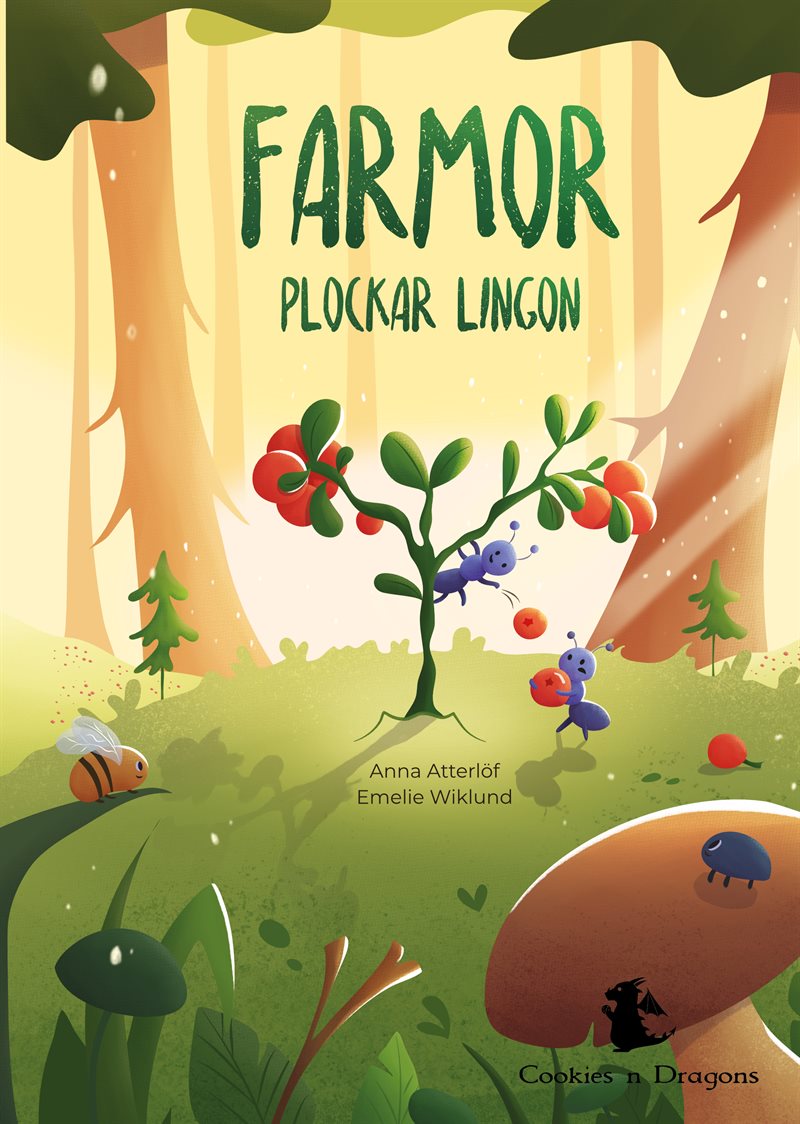 Farmor plockar lingon