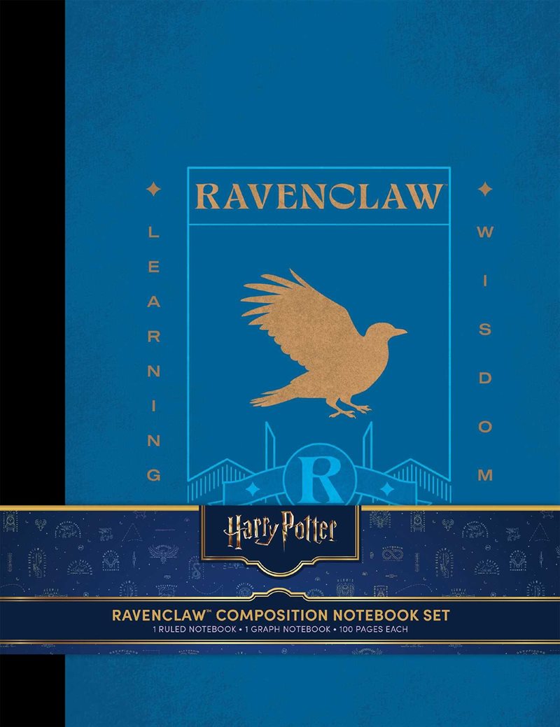 Harry Potter: Ravenclaw Composition Notebook Set (Set of 2)