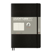 Anteckningsbok Leuchtturm1917 B6 Soft Linjerad Black