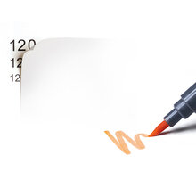 Anteckningsbok Leuchtturm1917 A5 120g Olinjerad Port Red