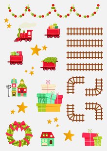 Fönsterstickers jul