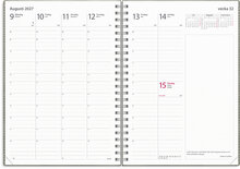 Kalender 2027 Business A5 Twist grå