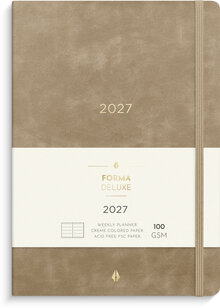 Kalender 2027 Senator A5 Forma Deluxe mocka brun
