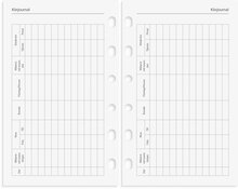 Kalender 2025 Compact Systemkal brunt skinn