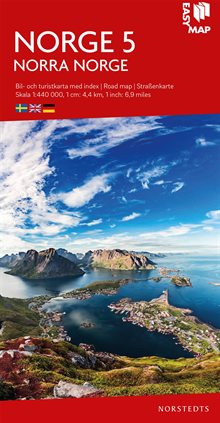 Norra Norge EasyMap : Skala 1:440.000