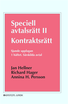 Speciell avtalsrätt II : kontraktsrätt, Första häftet - Särskilda avtal